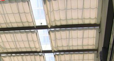 雙軌折疊天棚簾